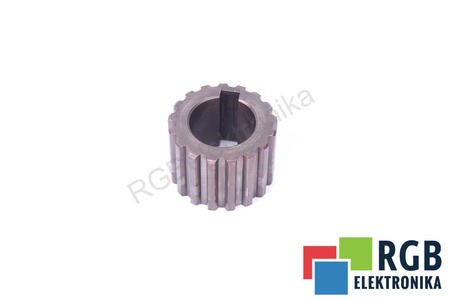POLEA DENTADA 28X25MM CORREA 28MM EJE 17MM CHAVETERO 5X2MM Z=17