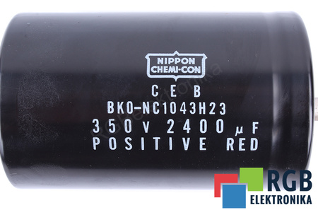 CONDENSADOR BK0-NC1043H23 NIPPON 2400UF, 350V
