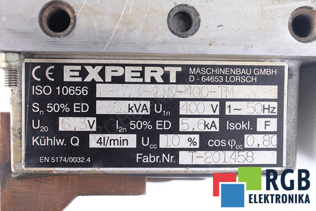 H-6.3-4.0-400-TM EXPERT 36KVA U1N 400V U20 6.3V 5.6KA