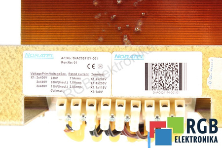 3HAC024174-001 ABB 400/440/480V, 230/230/115V