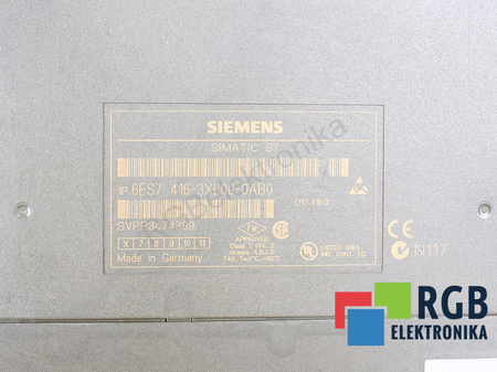 6ES7416-3XL00-0AB0 SIEMENS SIMATIC S7-400