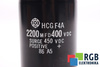 CONDENSADOR HCGF4A HITACHI 2200UF, 400VDC