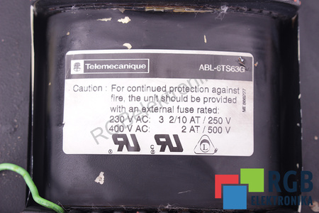 ABL-6TS63G TELEMECANIQUE 230/400V 115V