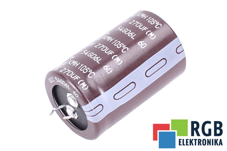 CONDENSADOR UCC54G06L60 NIPPON 270UF, 450V
