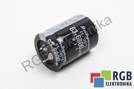 CONDENSADOR MXC RUBYCON 6800UF, 63VDC