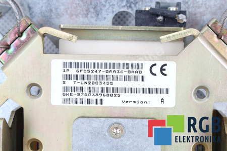 6FC5247-0AA36-0AA0 SIEMENS VERSION A SINUMERIK FM NC/810D/810DE/840D/840DE