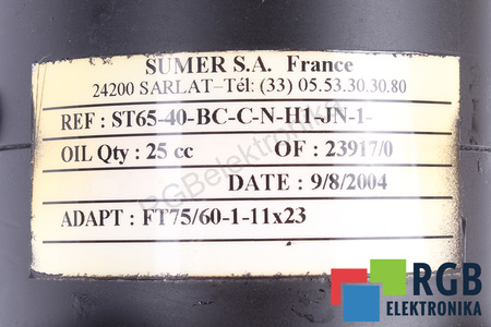 ST65-40-BC-C-N-H1-JN-1 SUMER ENGRANAJE