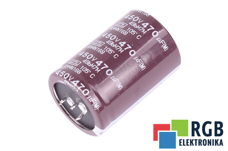 CONDENSADOR KMMN168 NIPPON 470UF, 450V