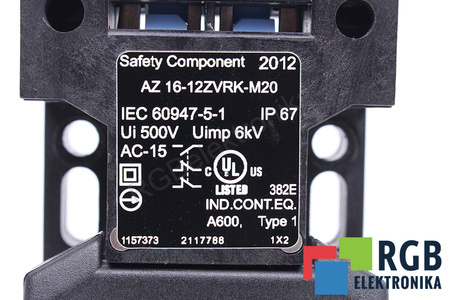 AZ16-12ZVRK-M20 SCHMERSAL INTERRUPTOR DE LÍMITE