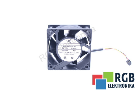 MMF-06D24DM-AC4 MELCO TECHNOREX 60X60X25MM, 24V, 0.06A VENTILADOR