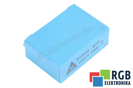 CONDENSADOR B32686-MFP S+M 0.220UF, 1000VDC