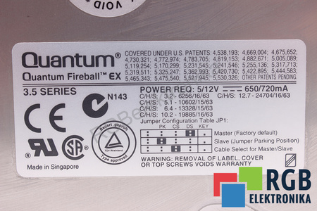 EX32A014 QUANTUM FIREBALL EX