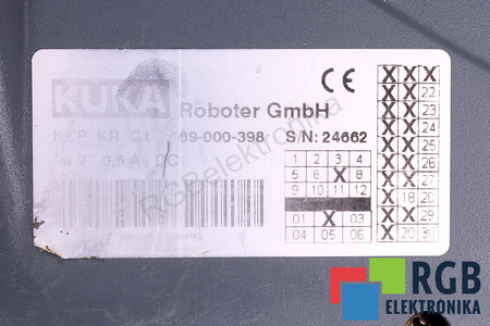 KRC1 KUKA 69-000-398 CAJA