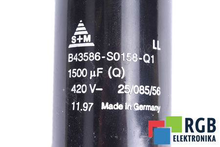 CONDENSADOR B43586-S0158-Q1 S+M 1500UF, 420V