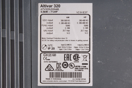 ATV320U55N4B SCHNEIDER ELECTRIC ALTIVAR 320 MÓDULO DE POTENCIA