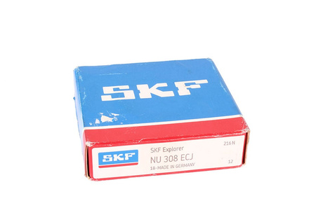 NU308ECJ SKF 9500RPM, 8000RPM, 40X90X23, 93KN, 78KN RODAMIENTO DE RODILLOS