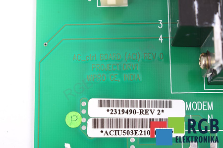 2319490 GE YOKOGAWA MEDICAL SYSTEMS AC CTRL BOARD PARA LOGIQ3