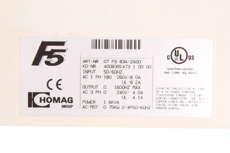 A0.F5.T04-0009 HOMAG 07F5B3A-ZA00 CAJA