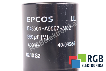 CONDENSADOR B43501-A9567-M82 EPCOS 560UF, 400VDC