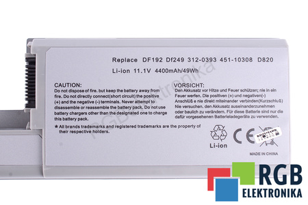 PP04X DELL 11.1V, 4400MILIAH BATERÍA