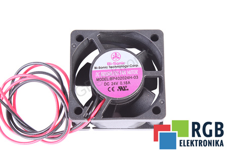 BP402024H-03 BI-SONIC 40X40X20MM, 24V, 0.18A VENTILADOR