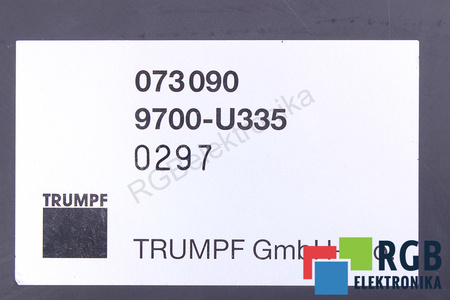 073090 TRUMPF 9700-U335 CONSOLA DE OPERADOR CNC CON CNCPC INTEGRADO