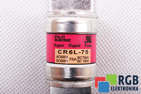 FUSIBLE CR6L-75 FUJI ELECTRIC BC75KA BC10KA AC600V DC600V 75A