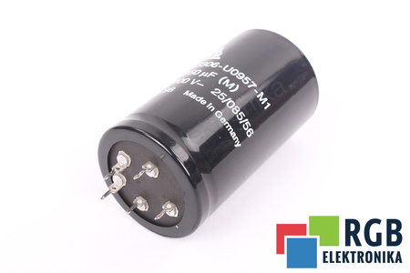 CONDENSADOR B43306-U0957-M1 S+M 25/085/56 950UF, 400VDC