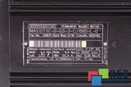 MAC071C-0-GS-3-C/095-L-0 INDRAMAT R911248879