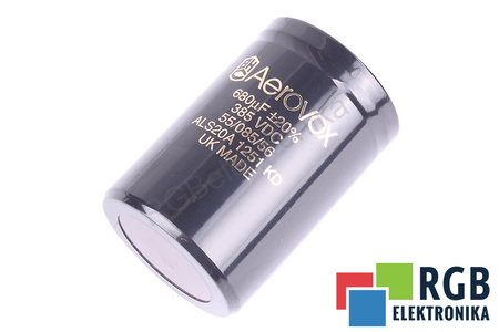 CONDENSADOR ALS20A1251KD AEROVOX 680UF, 385V
