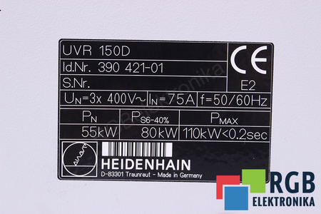 UVR150D HEIDENHAIN ID.NR.390421-01