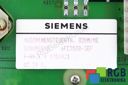 6FC3538-3EF SIEMENS SINUMERIK 820M/ME TECLADO