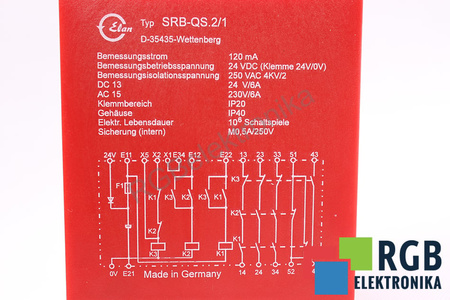 SRB-QS.2/1 ELAN RELEVO DE SEGURIDAD