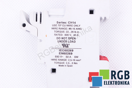 ZÓCALO DE FUSIBLE CH141D BUSSMANN