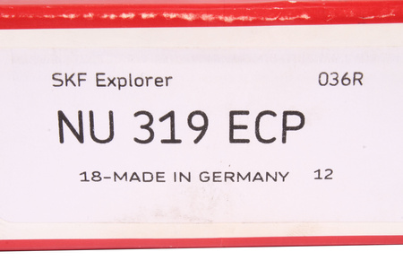 NU319ECP SKF 4300RPM, 3600RPM, 95MM, 200MM, 45MM, 390KN, 390KN RODAMIENTO DE RODILLOS