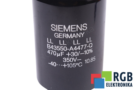 CONDENSADOR B43550-A4477-Q SIEMENS 470UF, 350V