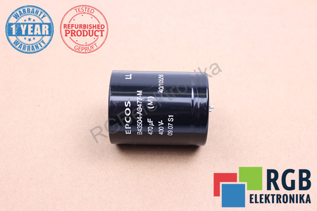 CONDENSADOR B43504-A9477-M EPCOS 470UF, 400V