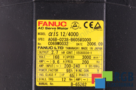 A06B-0238-B605#S000 FANUC AIS12/4000