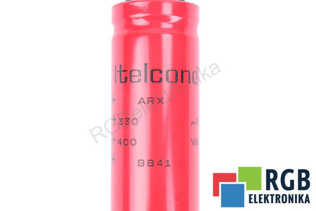 CONDENSADOR 330UF 400VDC ITELCOND ARX