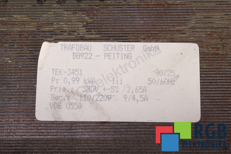 TEK-3451 SCHUSTER