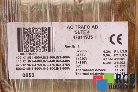 3HAC6162-1 ABB TRANSFORMADOR