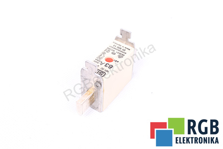 FUSIBLE 2030013 SIBA NH00 GL/GG 63A, 500VAC, 120KA