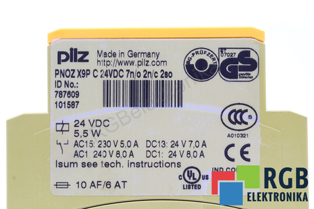 PNOZ X9P C 24VDC PILZ 787609 RELEVO DE SEGURIDAD