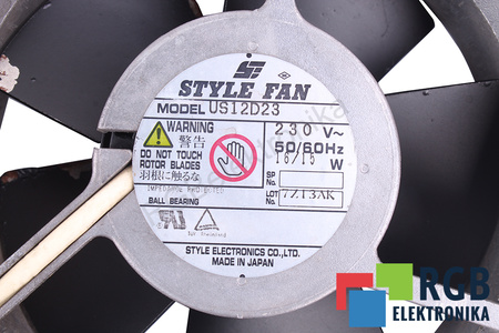 US12D23 STYLE ELECTRONICS 230V VENTILADOR