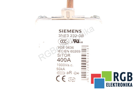 FUSIBLE 3NE3232-0B SIEMENS SITOR 400A 1000V