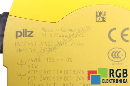 PNOZS5C24VDC2N/O2N/OT PILZ 751105 RELEVO DE SEGURIDAD