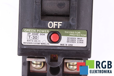 T-30 MATSUSHITA BAT2-30-11 INTERRUPTOR-SECCIONADOR