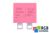 CONDENSADOR 3.3UF 1000VDC 600VAC WIMA SNUBBER MKP