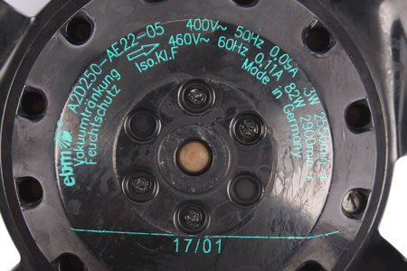 A2D250-AE22-05 EBM 260X260X60MM 460V, 0.11A, VENTILADOR