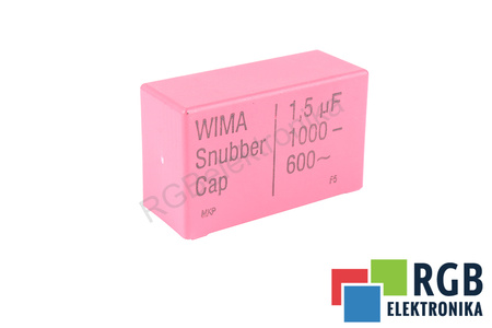 CONDENSADOR 1.5UF WIMA 1000VDC, 600VAC, SNUBBER, CAP